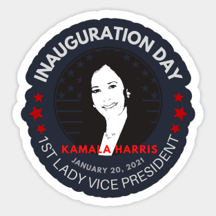 Kamala Harris Inauguration Day 1st lady VP Sticker